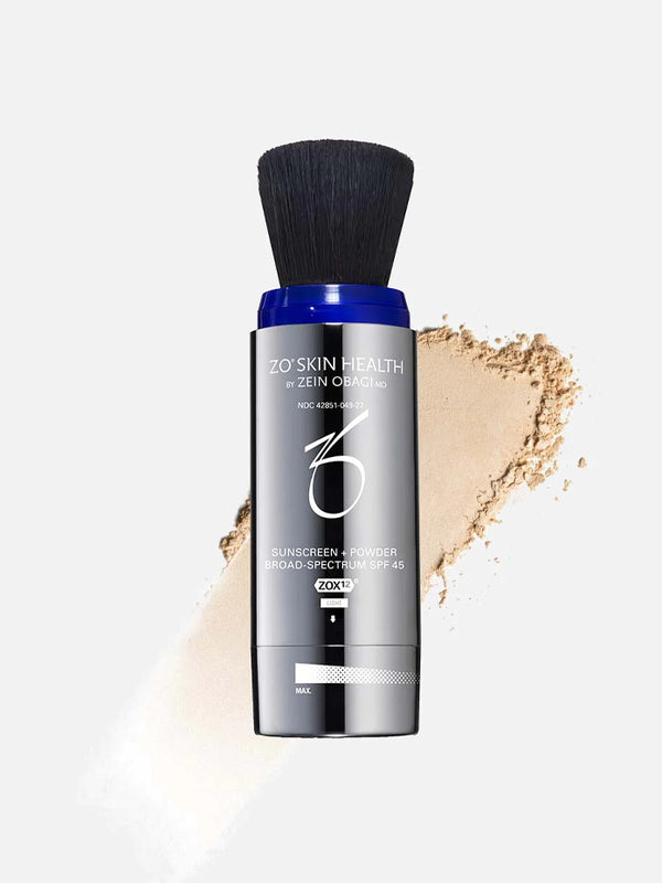 ZO sunscreen + powder SPF 45 Light West Dermatology
